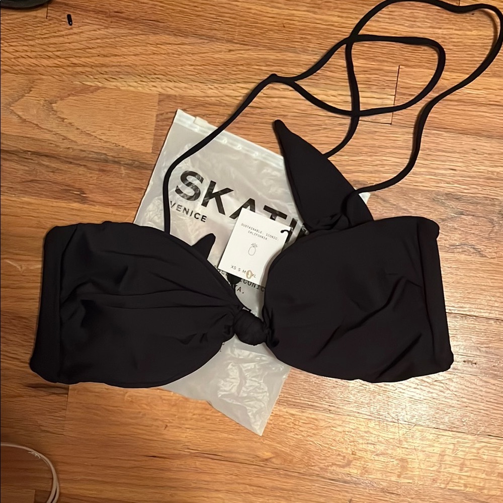 Skatie Black Bikini Top